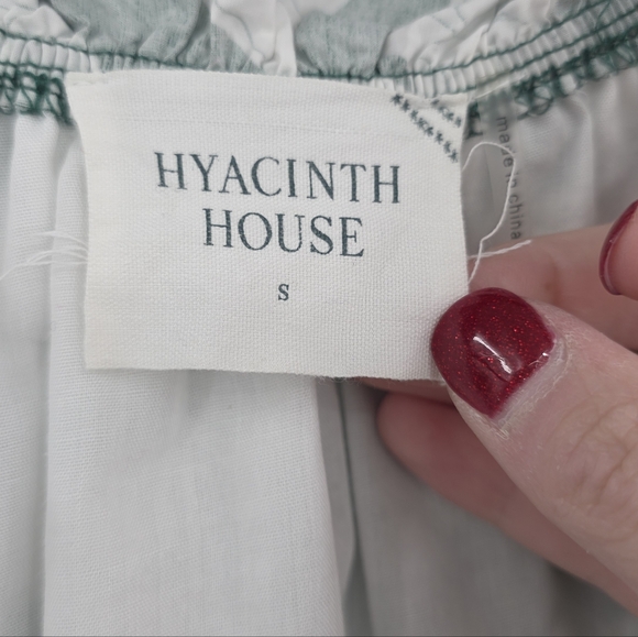 Tuckernuck Emerald Green and White Floral Tiered Midi Dress - Picture 3 of 6